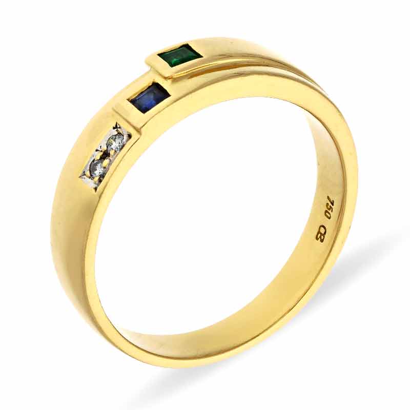 Farbstein-Ring Gelbgold