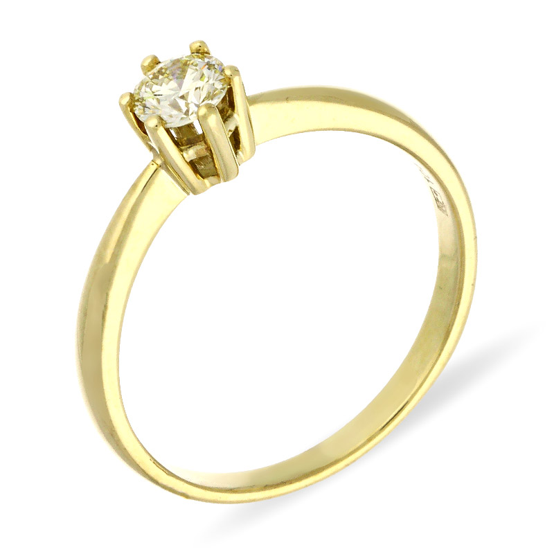 Brillant-Ring Gelbgold