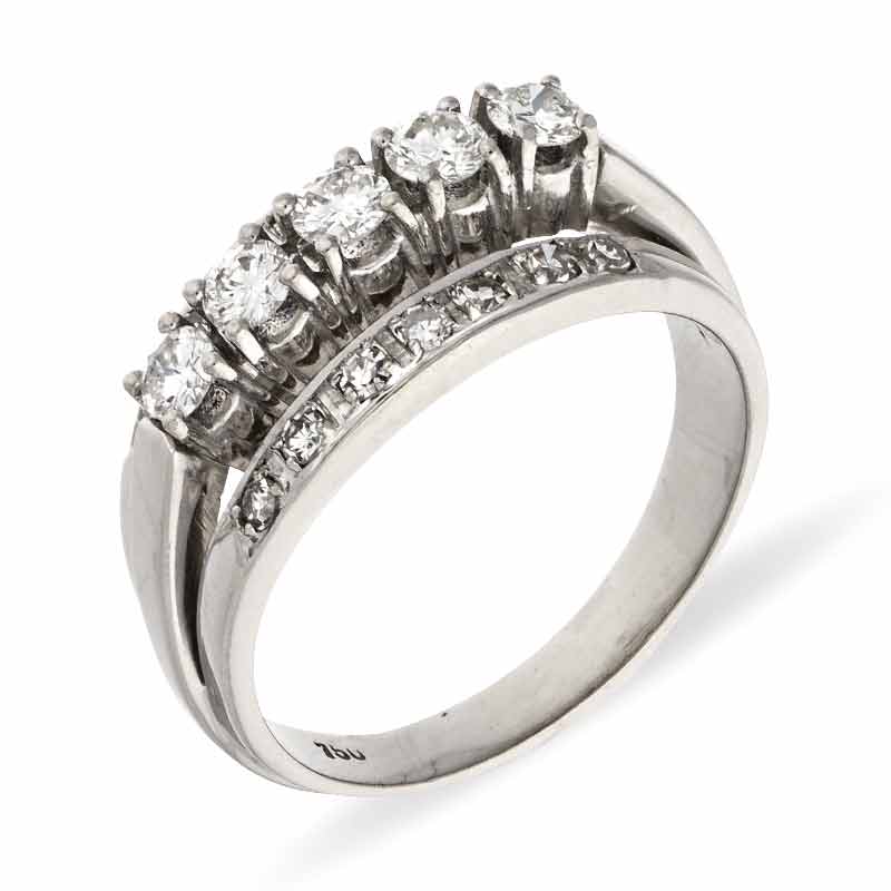 Brillant-Ring Weißgold