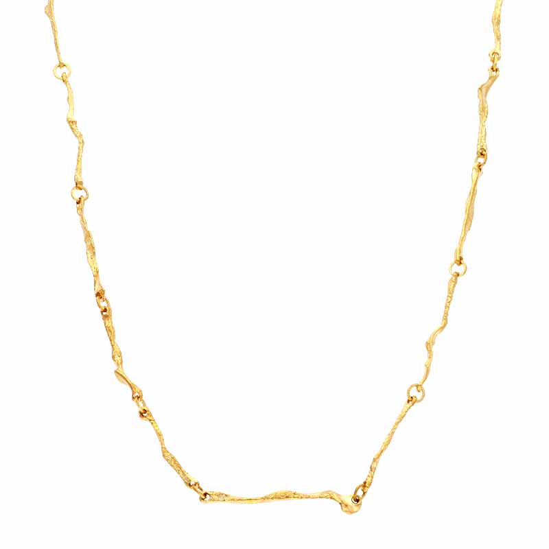 Lapponia Kette 'Endlos' Gelbgold