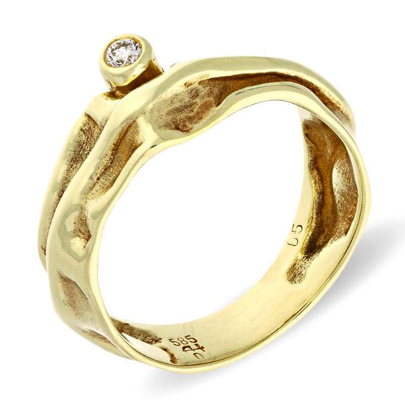 Brillant-Ring Gelbgold