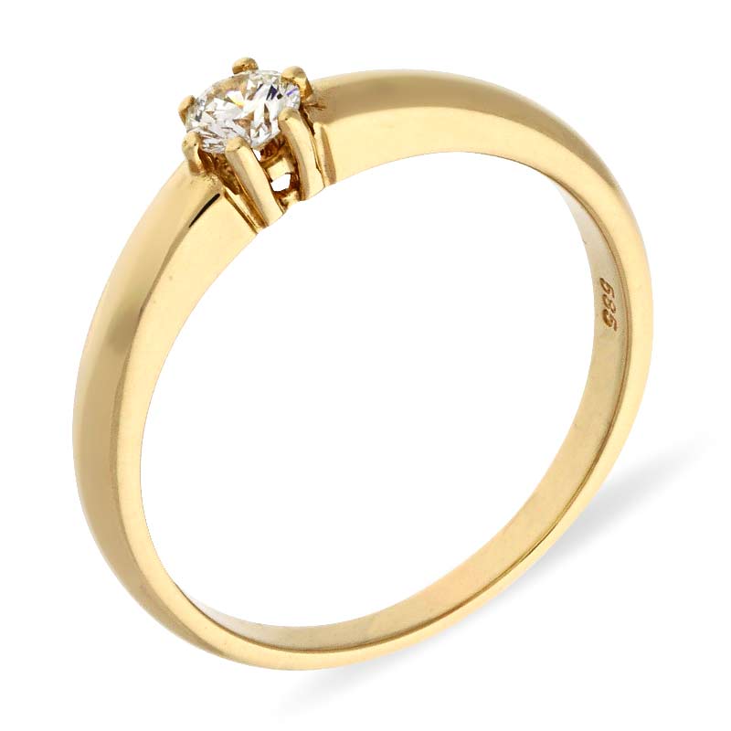 Brillant-Ring Gelbgold