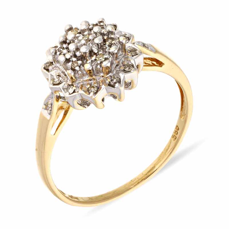 Diamant-Ring Gelbgold