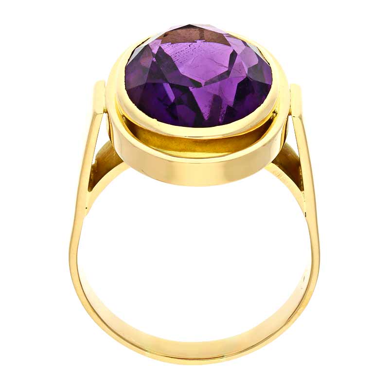 Amethyst-Ring Gelbgold