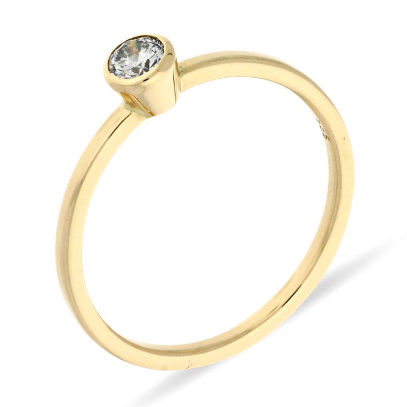 Brillant-Ring Gelbgold