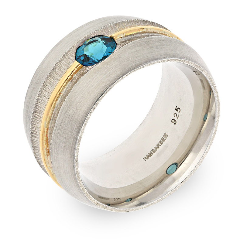 Turmalin-Ring Bicolor