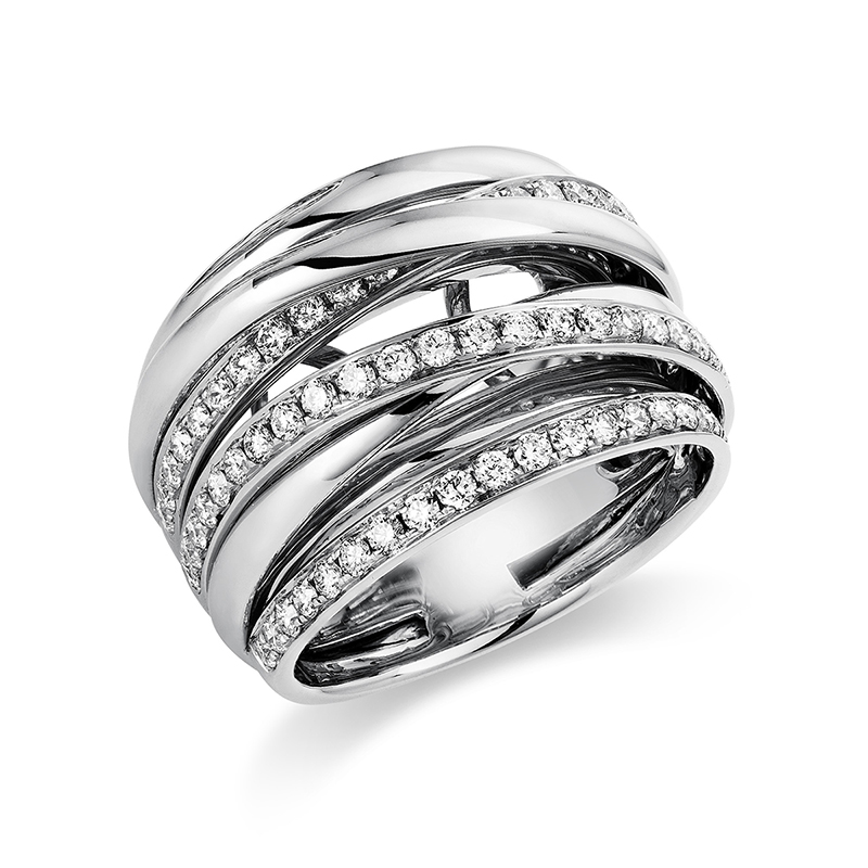 JS Brillant-Ring Weißgold