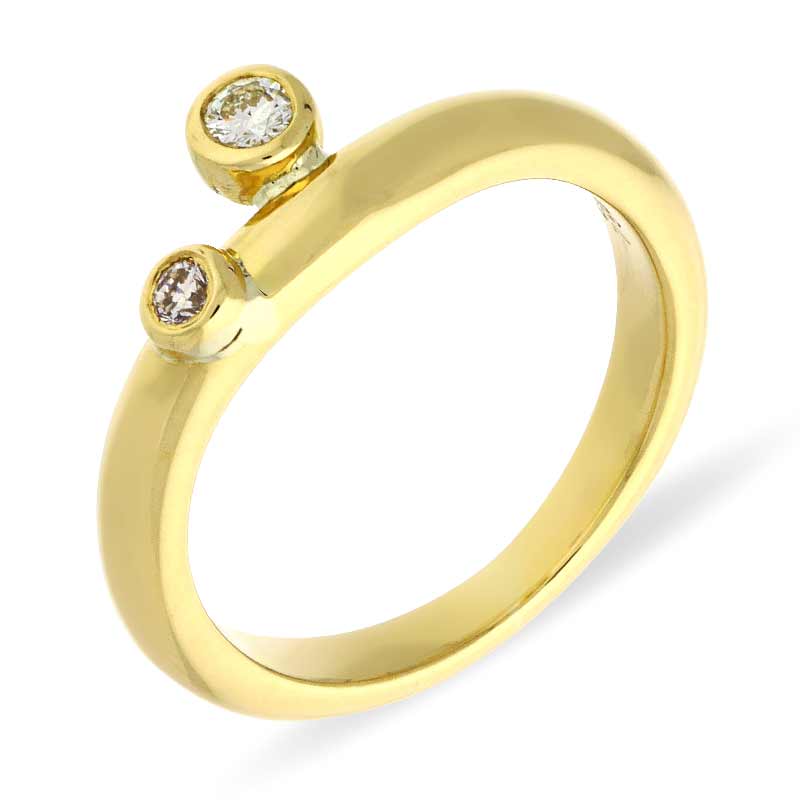 Brillant-Ring Gelbgold