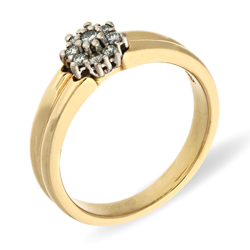 Brillant-Ring Gelbgold